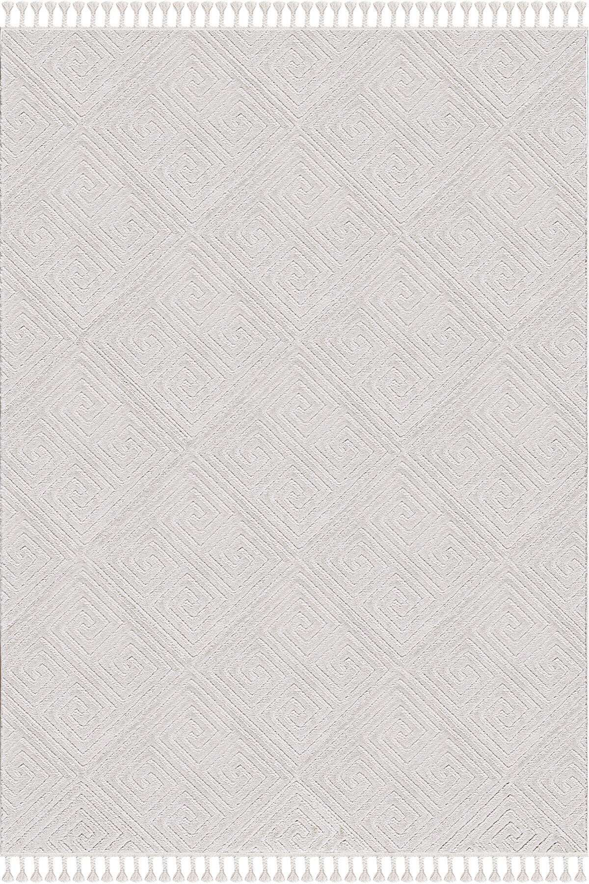 EYLÜL B676D CREAM-CREAM DEKORATİF MAKİNE HALISI