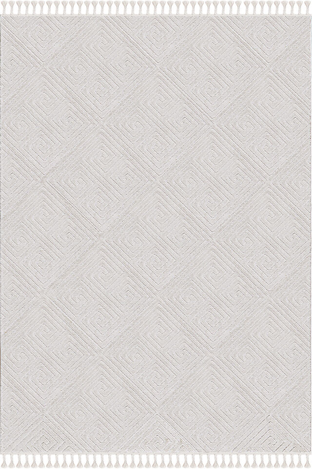 SEPTEMBER B676D CREAM-CREAM DECORATIVE MACHINE CARPET