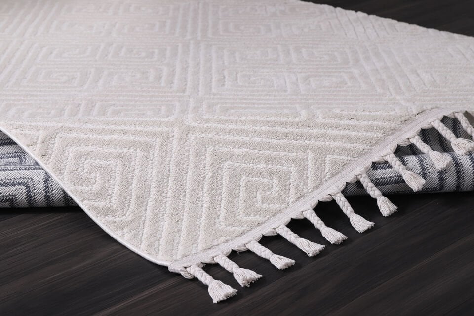 EYLÜL B676D CREAM-CREAM DEKORATİF MAKİNE HALISI