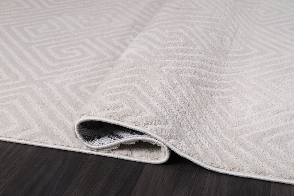 EYLÜL B676D CREAM-CREAM DEKORATİF MAKİNE HALISI