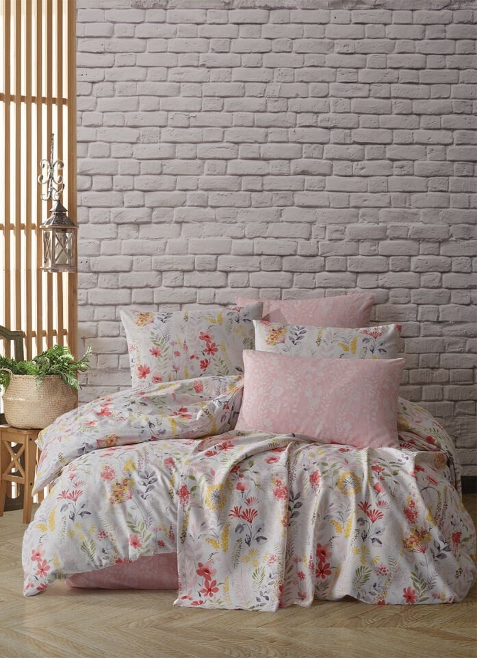 ALMOSS ELEXUS GARDEN  PEMBE NEVRESİM TAKIMI