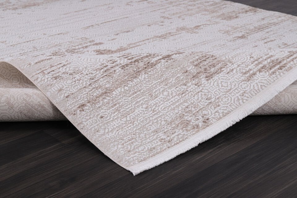 ALMOSS MOCCA TARZ 5271A BEYAZ-BEJ MAKİNE HALISI