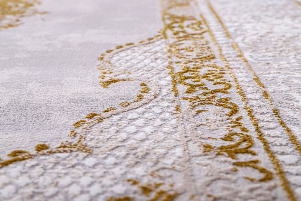 ALMOSS MOCCA CLASSIC 5105S BEIGE-YELLOW MACHINE CARPET