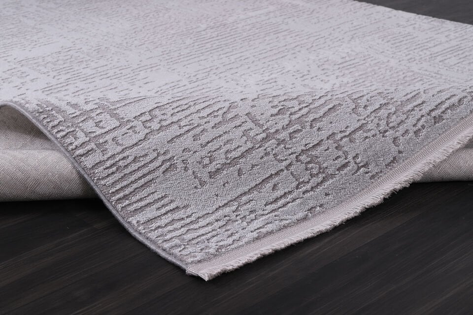 KUVARS 5444G GRİ-GRİ AKRİLİK MAKİNA HALISI