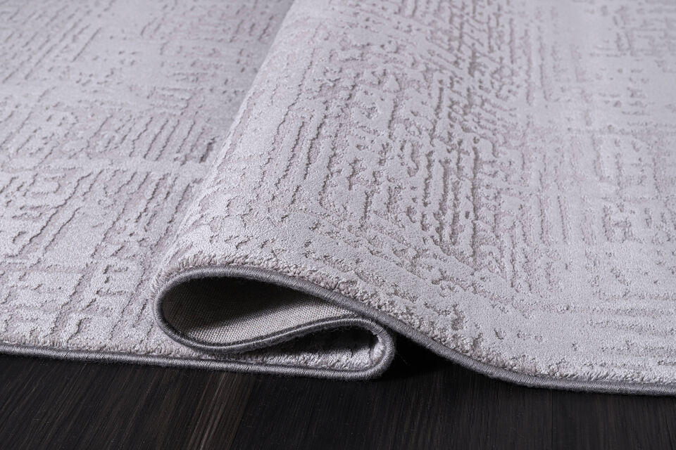 KUVARS 5444G GRİ-GRİ AKRİLİK MAKİNA HALISI