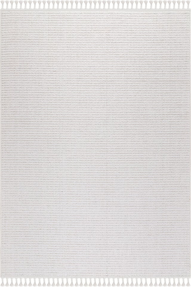 CARINA 8326C WHITE-WHITE DECORATIVE MACHINE CARPET