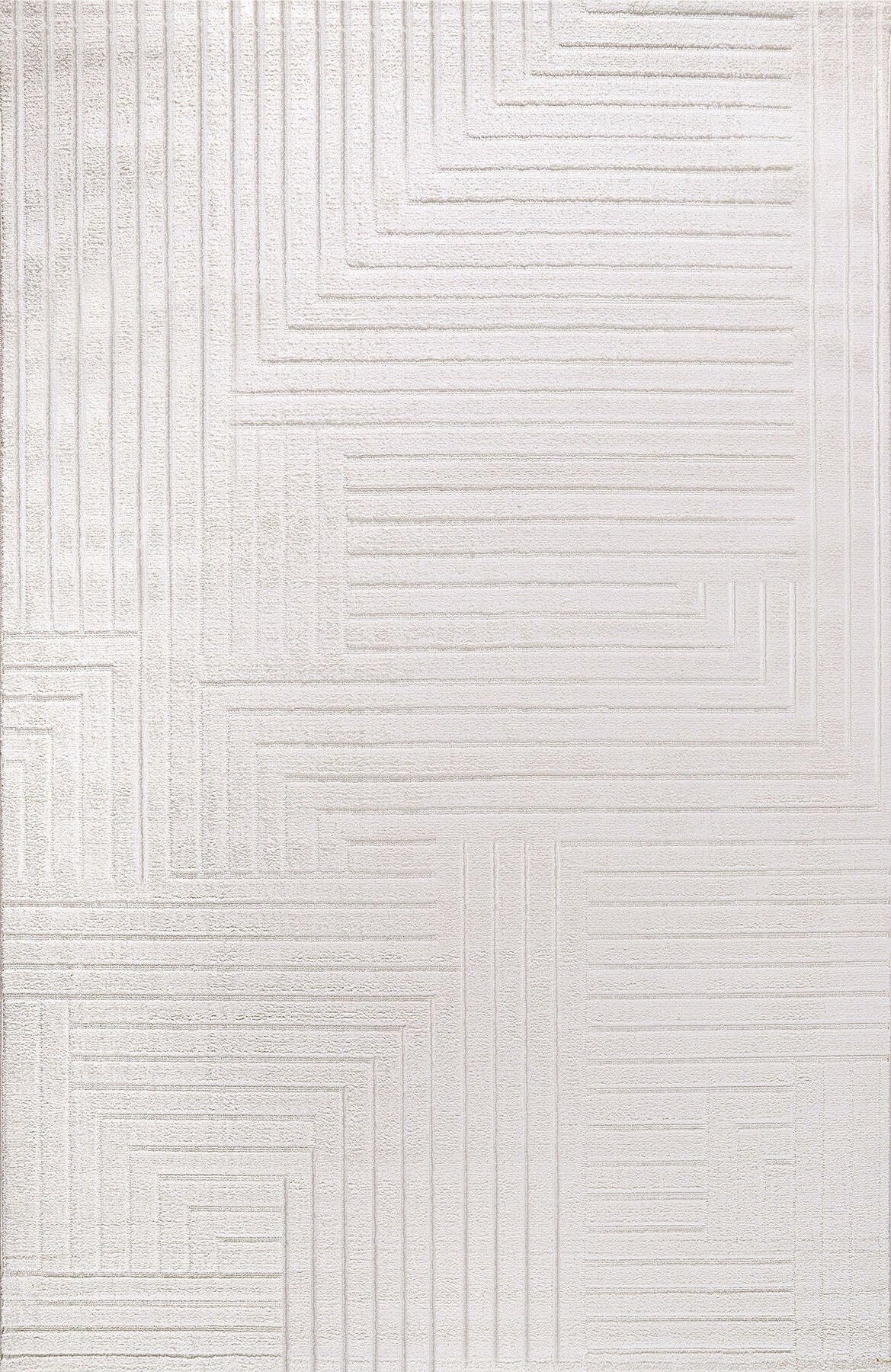 ALMOSS DOLCE 1337C BEYAZ DEKORATİF MAKİNE HALISI