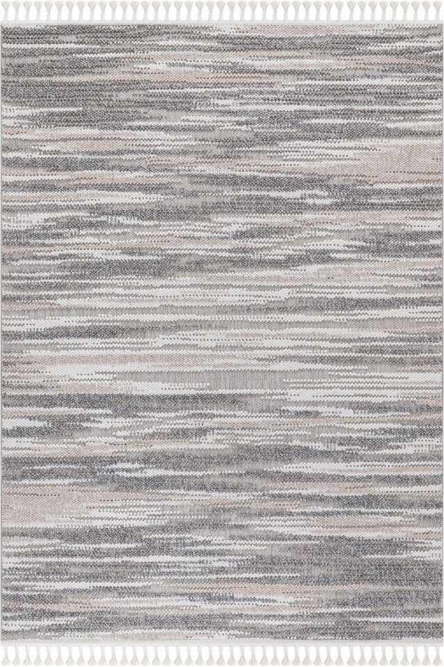 CARINA 8340G GRAY-WHITE DECORATIVE MACHINE CARPET