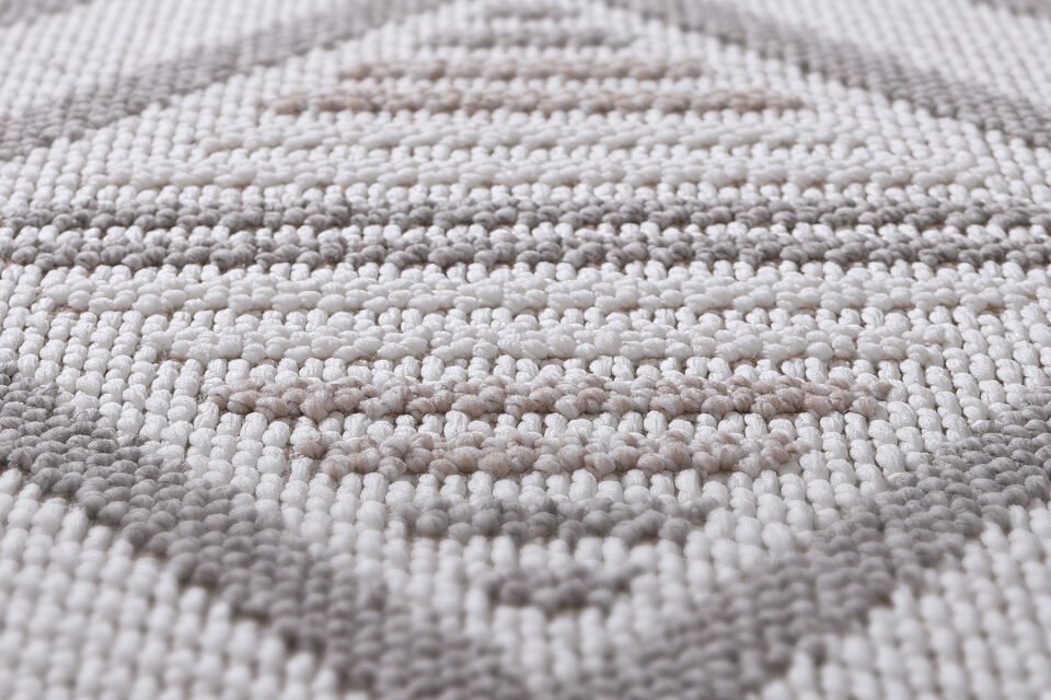 CARİNA 8352B BEYAZ-BEJ DEKORATİF MAKİNE HALISI