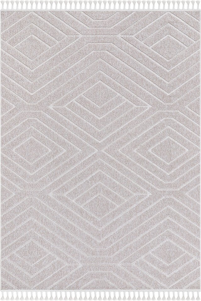 سجادة كارينا للديكور 8360D بيج - أبيض