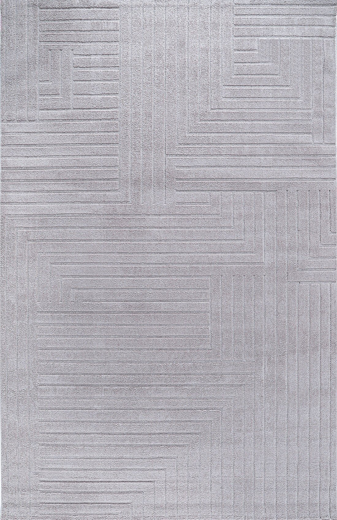 ALMOSS DOLCE 1337D GÜMÜŞ DEKORATİF MAKİNE HALISI