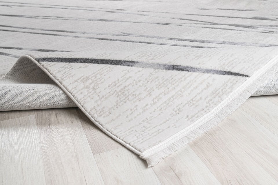 SENTO 2334G KREM-GRİ AKRİLİK MAKİNE HALISI