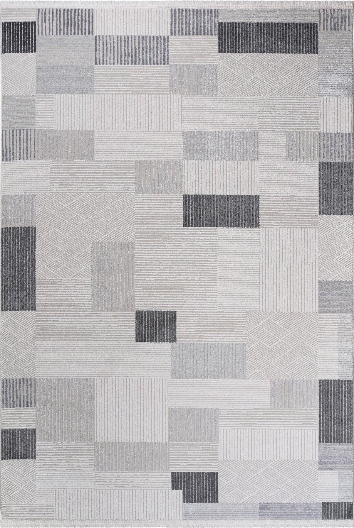 SENTO 2336G KREM-GRİ AKRİLİK MAKİNE HALISI