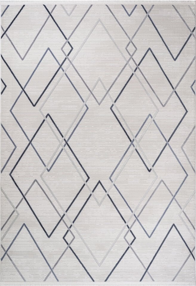 SENTO 2349L KREM-LACİVERT AKRİLİK MAKİNE HALISI