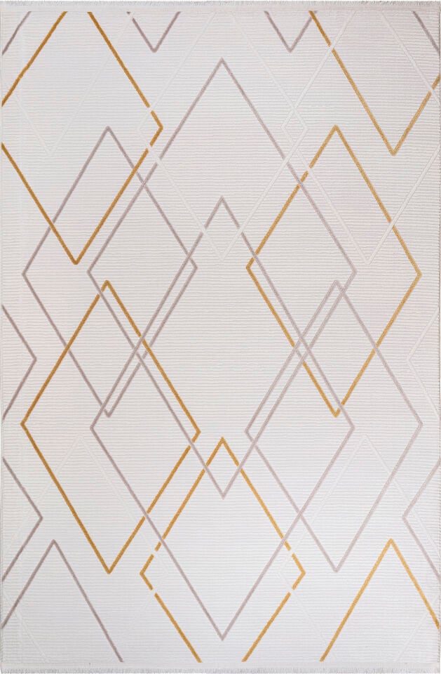 SENTO 2349Y CREAM-YELLOW ACRYLIC MACHINE CARPET