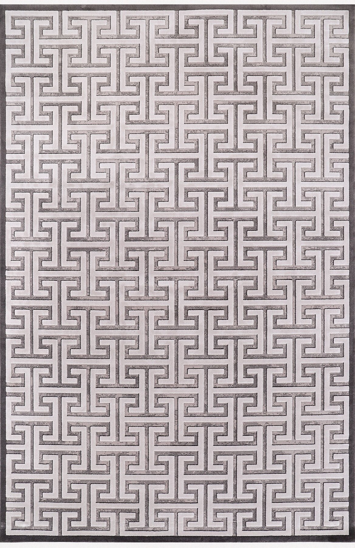 ALMOSS ESPADON 5667G GRİ-GRİ AKRİLİK MAİKNA HALISI