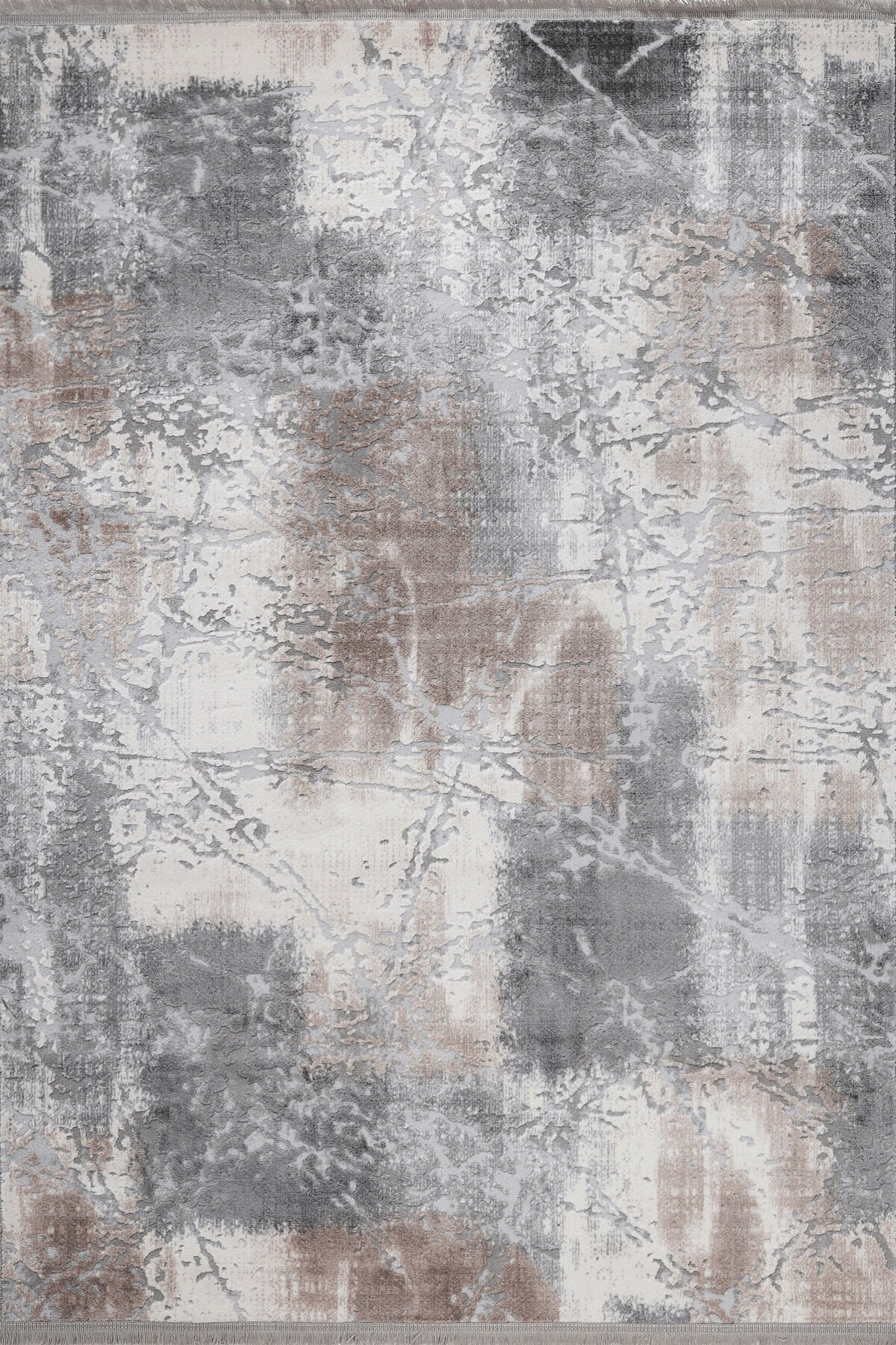 KUVARS 5443V K.GRİ-VİZON AKRİLİK MAKİNA HALISI