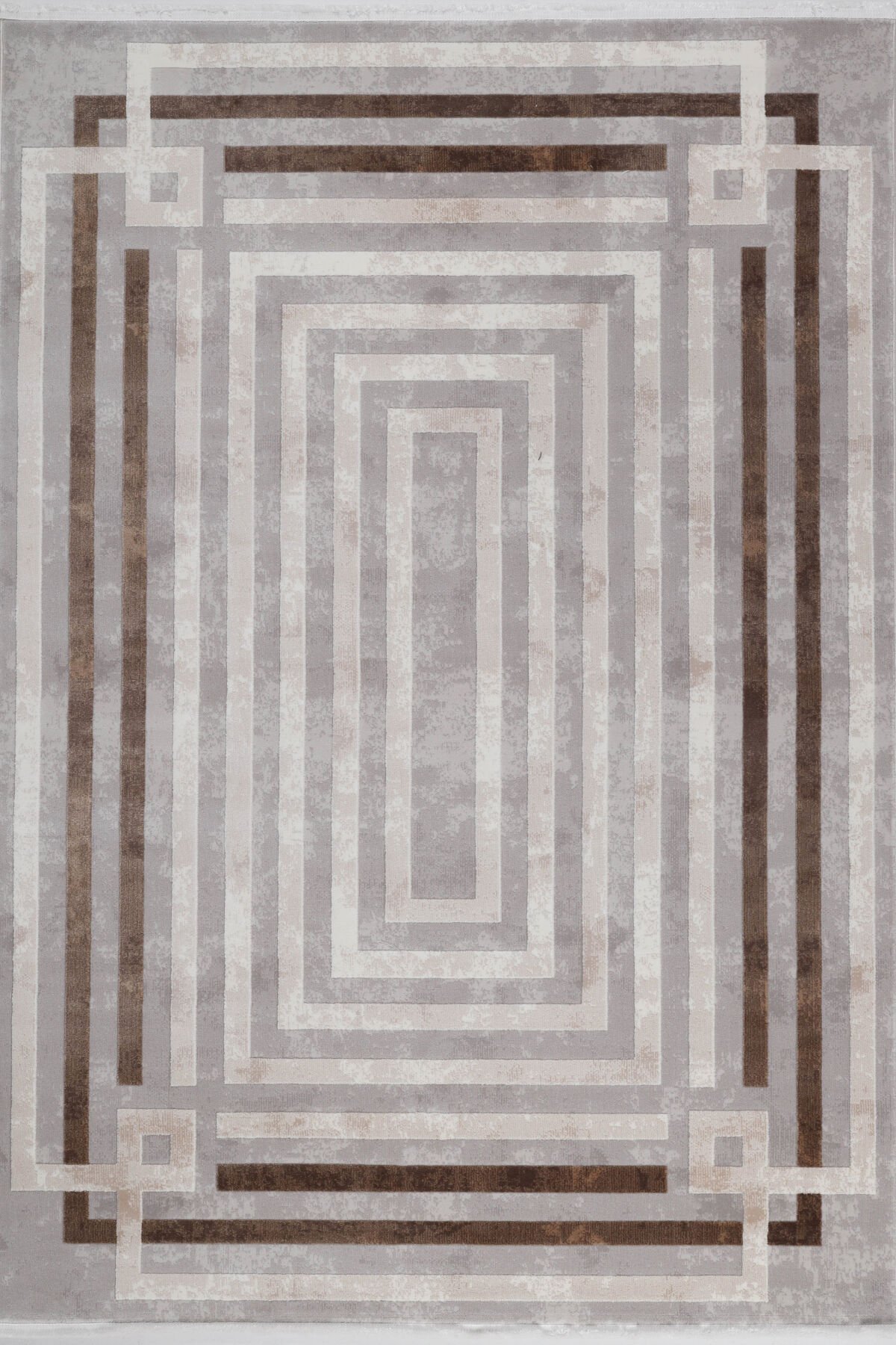 ASPENDOS MODERN 4221K GRİ-KAHVE AKRİLİK MAKİNA HALISI