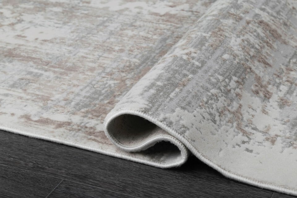 KUVARS 5457V K.GRİ-VİZON AKRİLİK MAKİNA HALISI