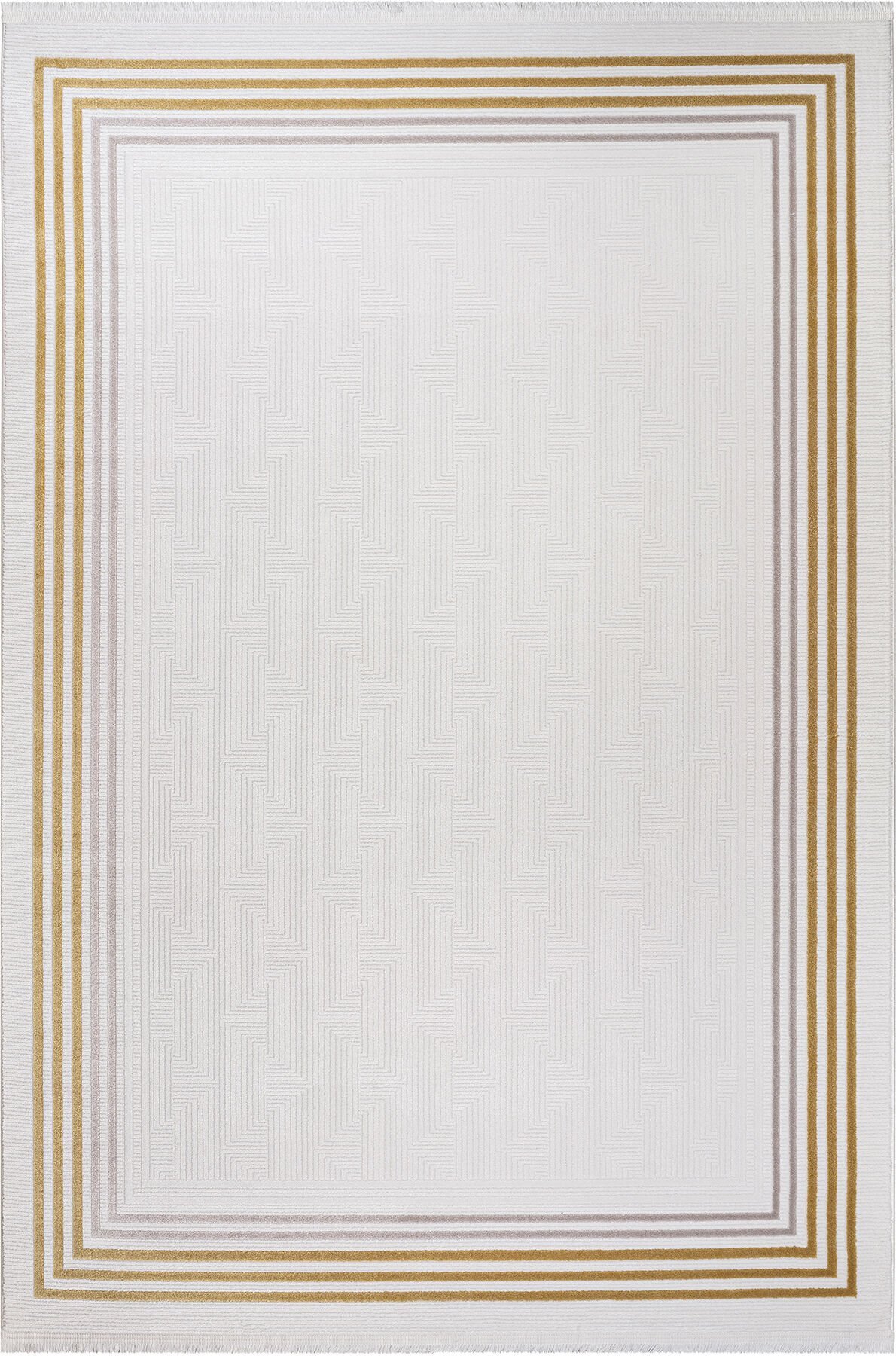 SENTO 2367Y KREM-SARI AKRİLİK MAKİNE HALISI