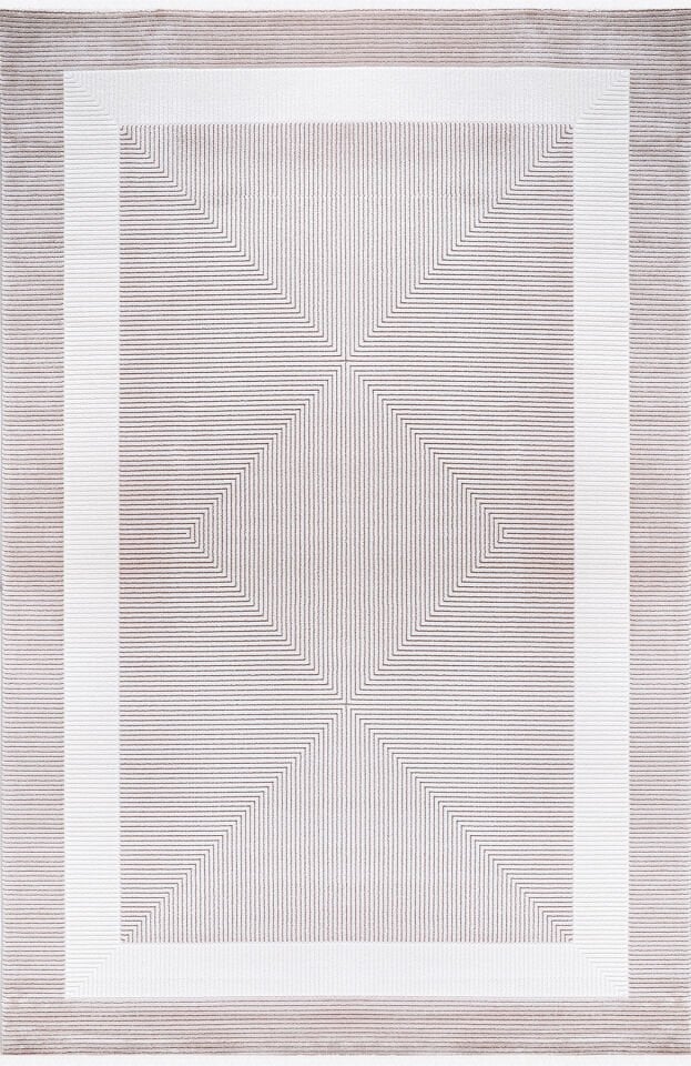 ALMOSS ESPADON 5645K KREM-KAHVE AKRİLİK MAİKNA HALISI