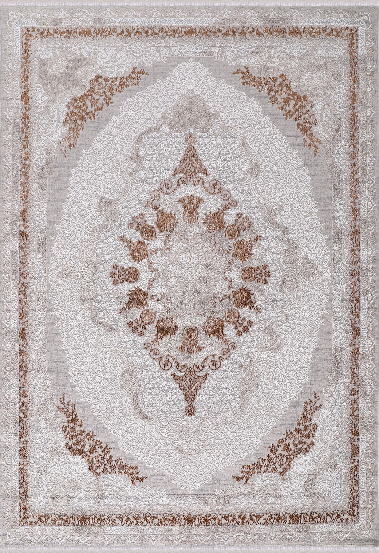 ALMOSS MOCCA KLASİK 5135T KREM-TERRA MAKİNE HALISI