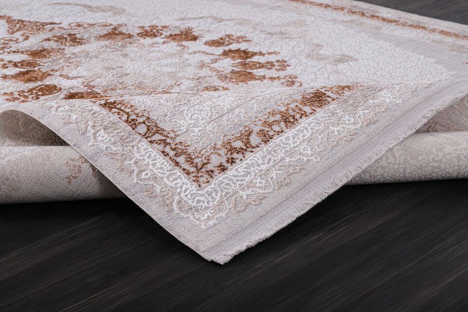 ALMOSS MOCCA KLASİK 5135T KREM-TERRA MAKİNE HALISI