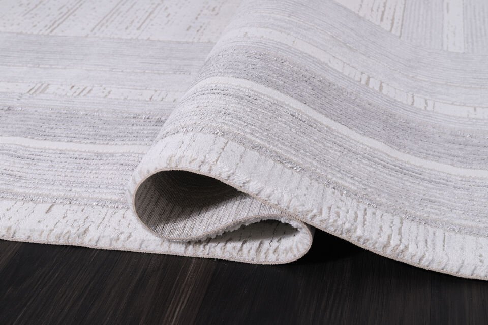 ALMOSS MOCCA KLASİK 5149D BEYAZ-GRİ MAKİNE HALISI