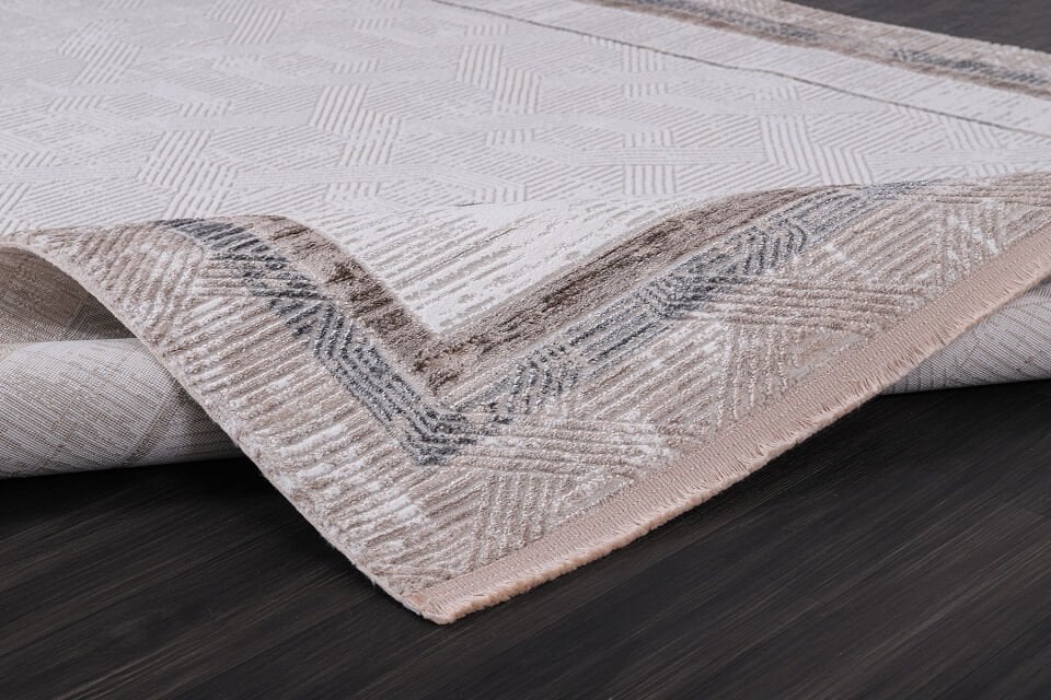 ALMOSS MOCCA KLASİK 5164B BEJ-GRİ MAKİNE HALISI