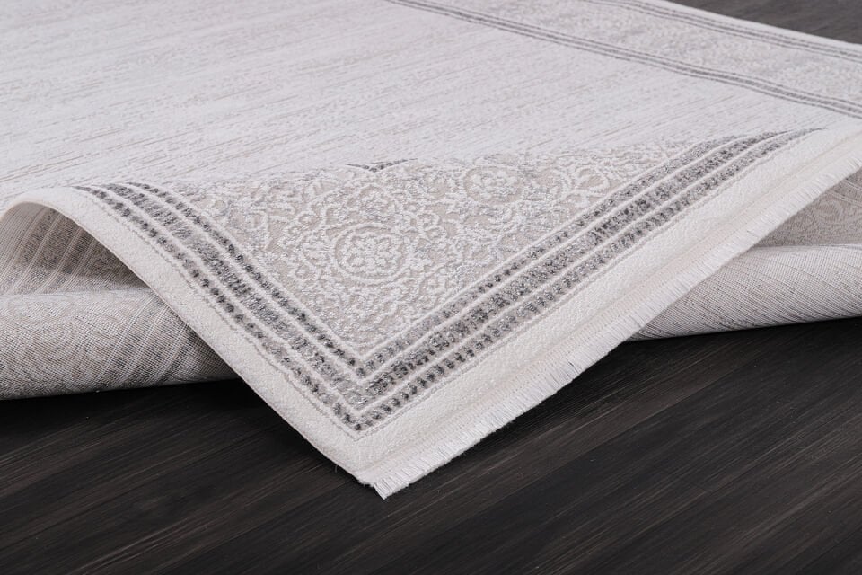 ALMOSS MOCCA KLASİK 5175D BEYAZ-GRİ MAKİNE HALISI