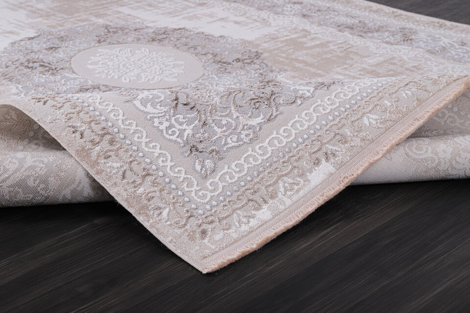 ALMOSS MOCCA KLASİK 5191A BEJ-BEJ MAKİNE HALISI