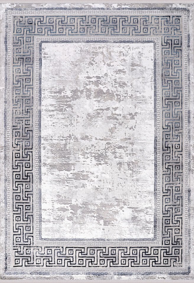 ALMOSS MOCCA KLASİK 5198M GRİ-MAVİ MAKİNE HALISI