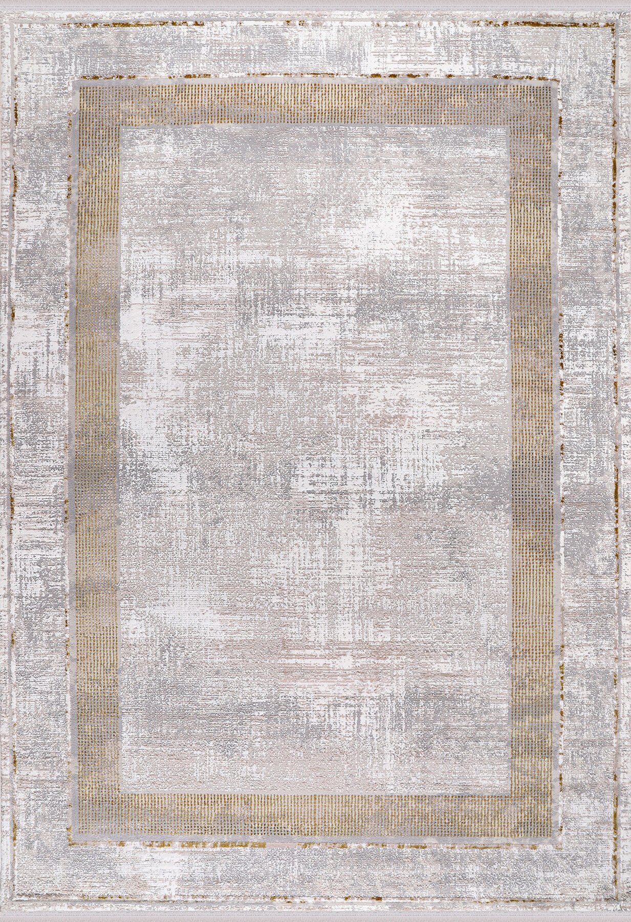 ALMOSS MOCCA TARZ 5218S BEYAZ-SARI MAKİNE HALISI