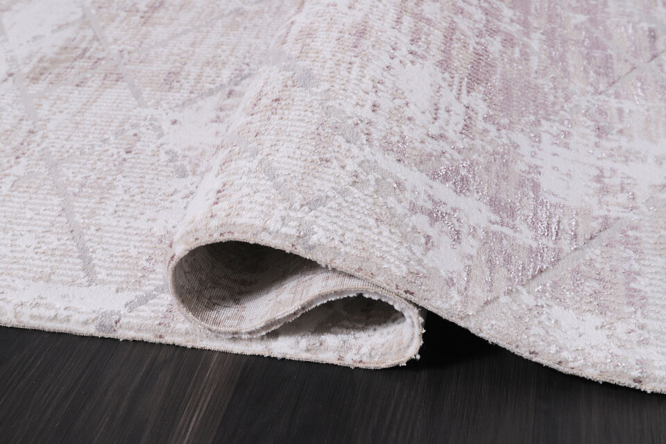 ALMOSS MOCCA TARZ 5259L BEJ-LİLA MAKİNE HALISI