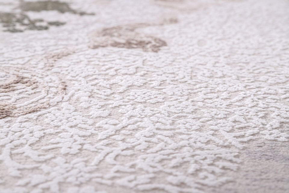 ALMOSS MOCCA KLASİK 5135Y KREM-YEŞİL MAKİNE HALISI