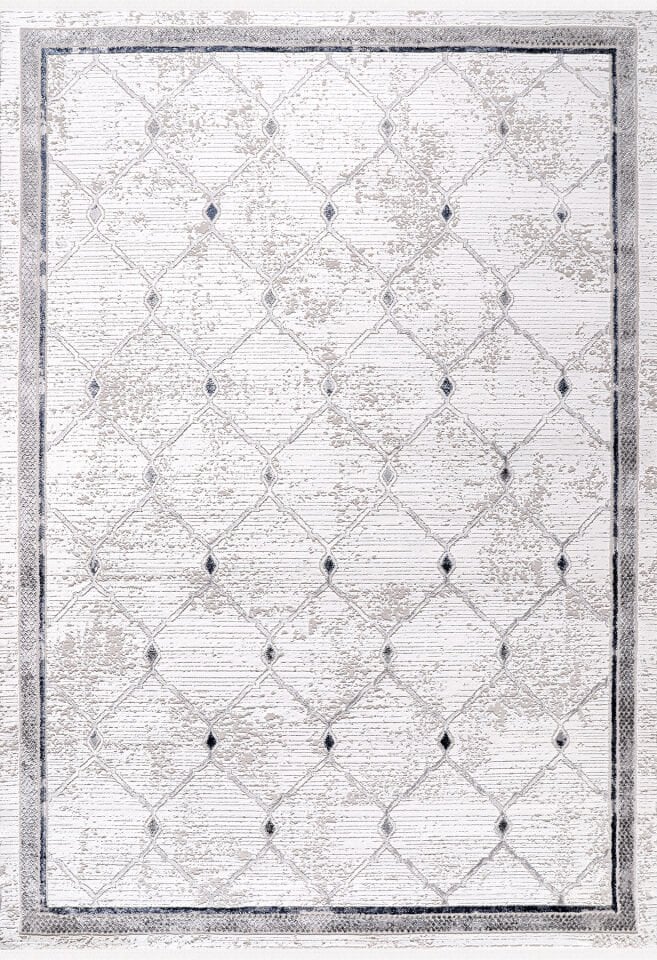 ALMOSS MOCCA KLASİK 5150M BEYAZ-MAVİ MAKİNE HALISI