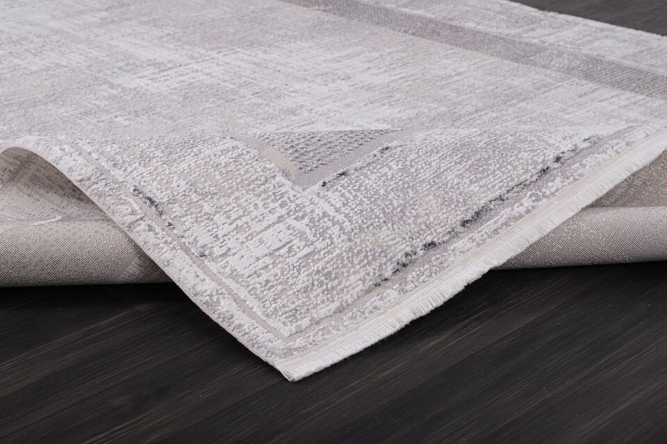 ALMOSS MOCCA TARZ 5218D BEYAZ-GRİ MAKİNE HALISI