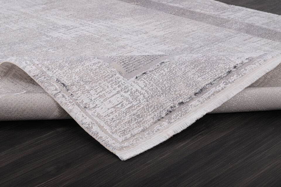 ALMOSS MOCCA TARZ 5218D BEYAZ-GRİ MAKİNE HALISI