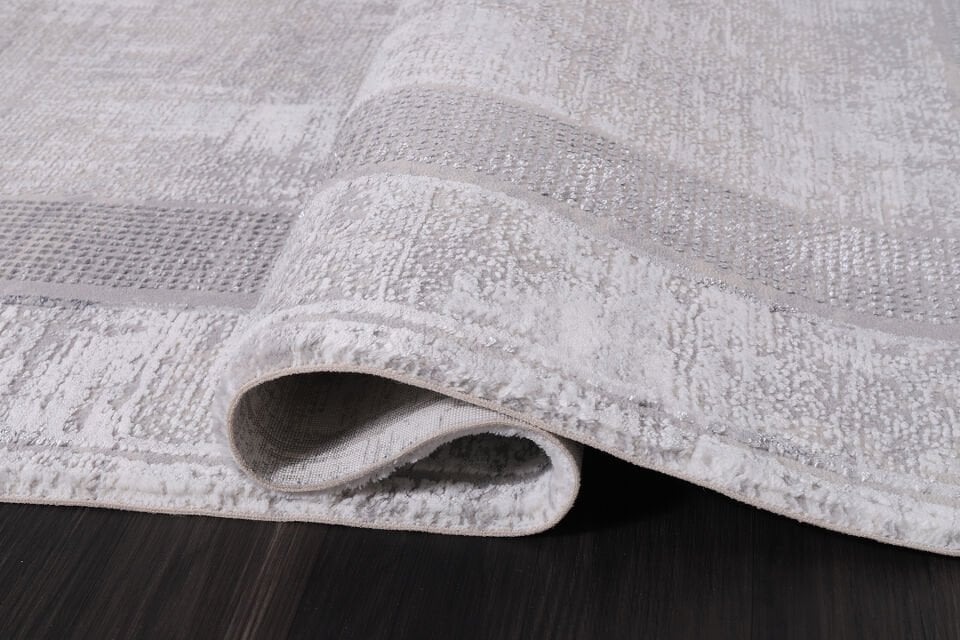 ALMOSS MOCCA TARZ 5218D BEYAZ-GRİ MAKİNE HALISI