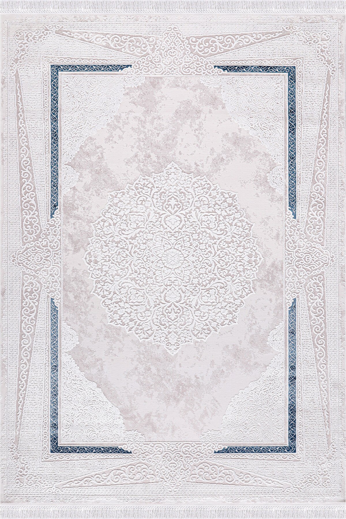 MİLENYUM 5936A MAVİ AKRİLİK MAKİNE HALISI