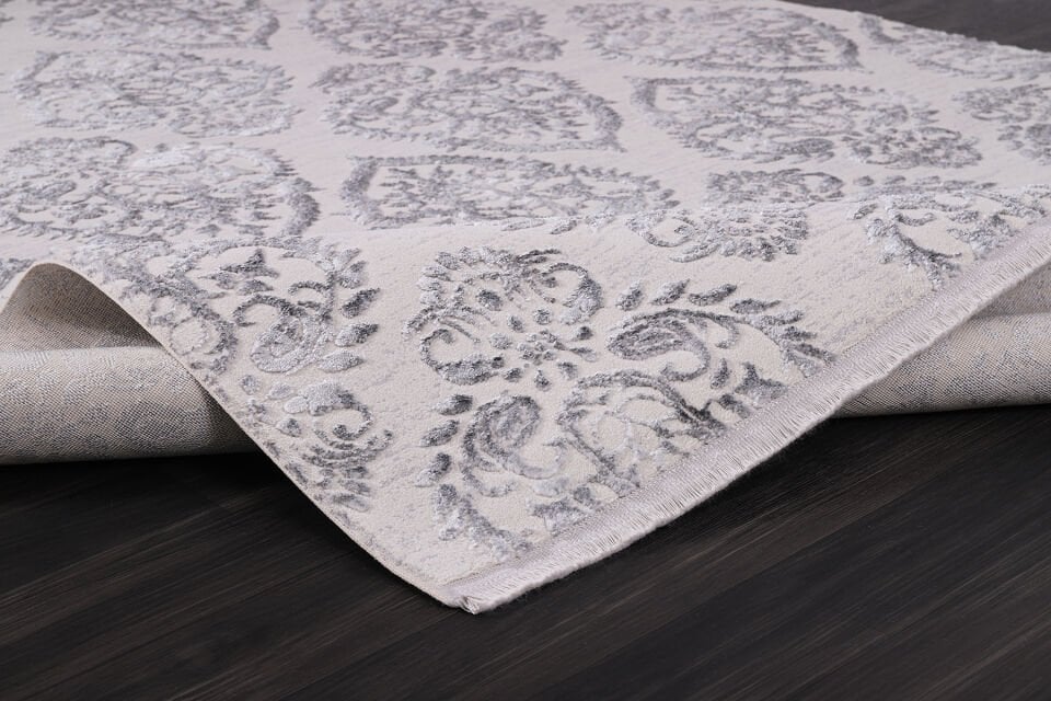 ALMOSS MOCCA TARZ 5261D BEYAZ-GRİ MAKİNE HALISI