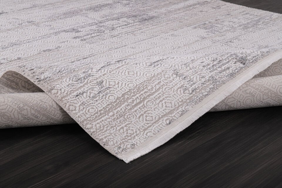 ALMOSS MOCCA TARZ 5271D BEYAZ-GRİ MAKİNE HALISI