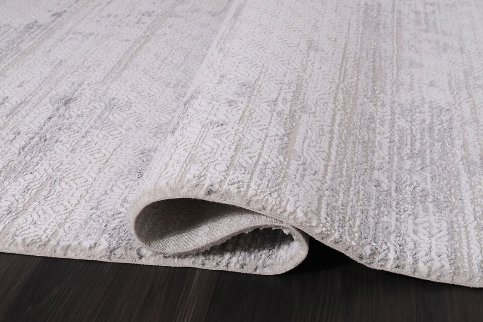 ALMOSS MOCCA TARZ 5271D BEYAZ-GRİ MAKİNE HALISI