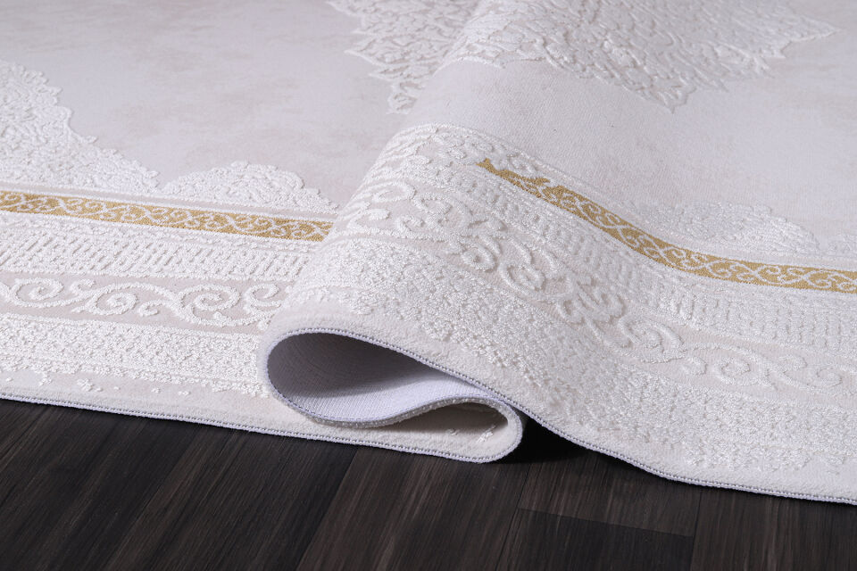 MİLENYUM 5936A YELLOW ACRYLIC MACHINE CARPET