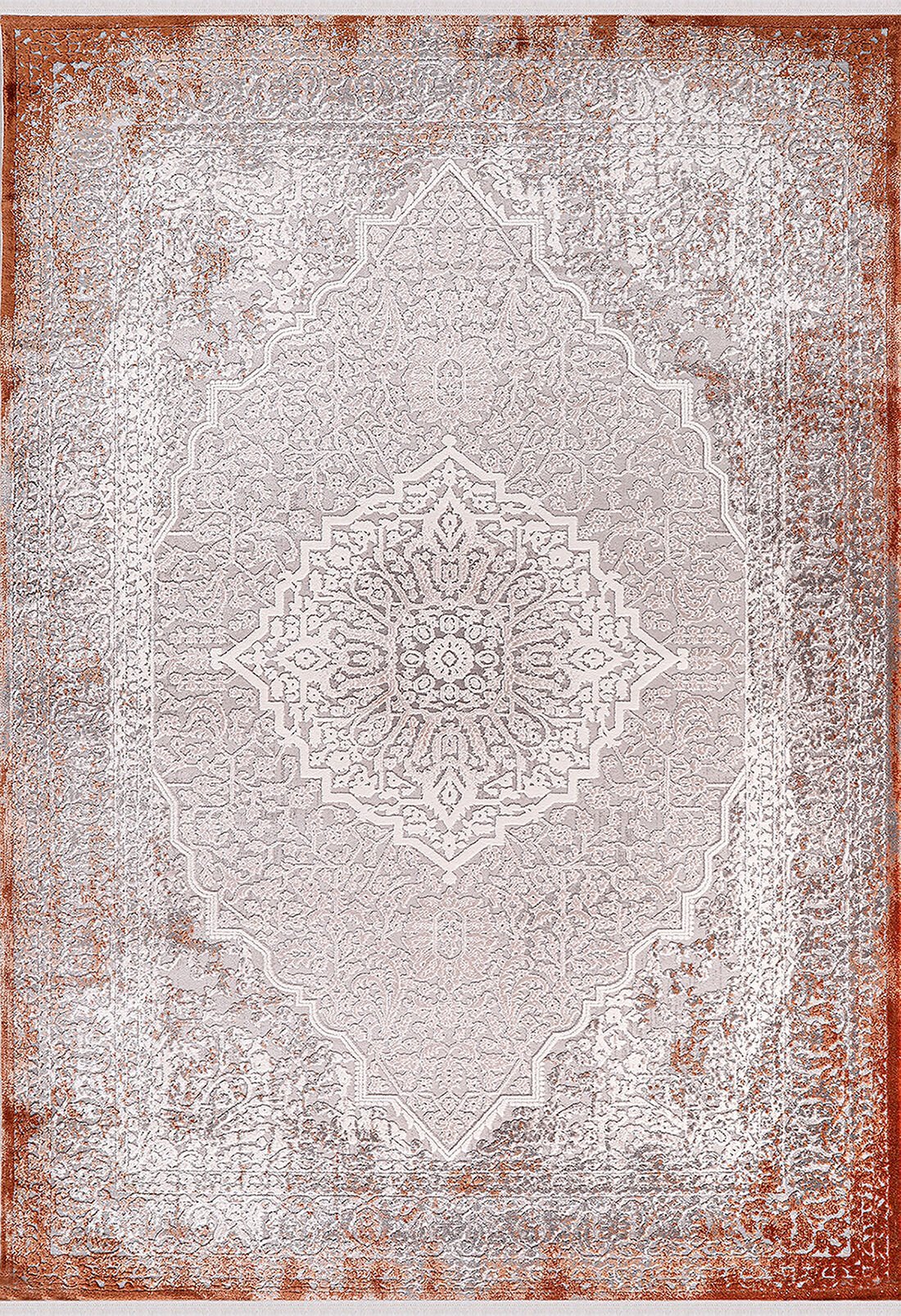 ASPENDOS KLASİK 4195T GRİ-TERRA AKRİLİK MAKİNA HALISI