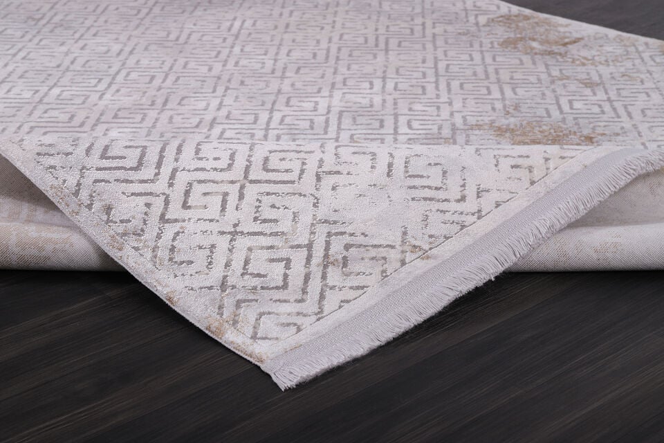 ALMOSS THE MİA 5864B L.GREY-CAMEL AKRİLİK MAKİNE HALISI