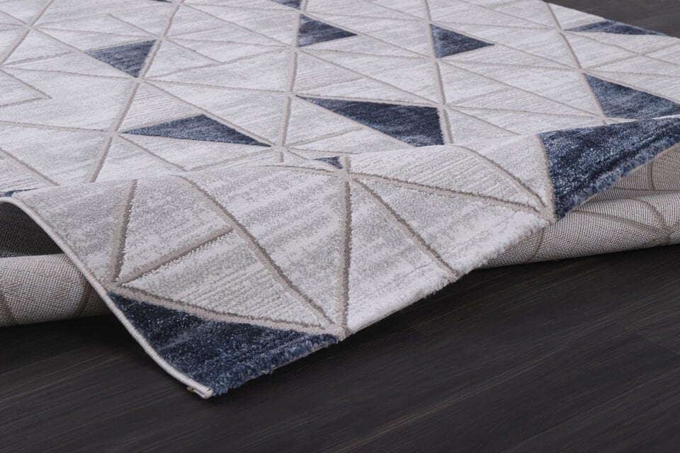 ALMOSS AURA 7262M GRİ-MAVİ MAKİNE HALISI