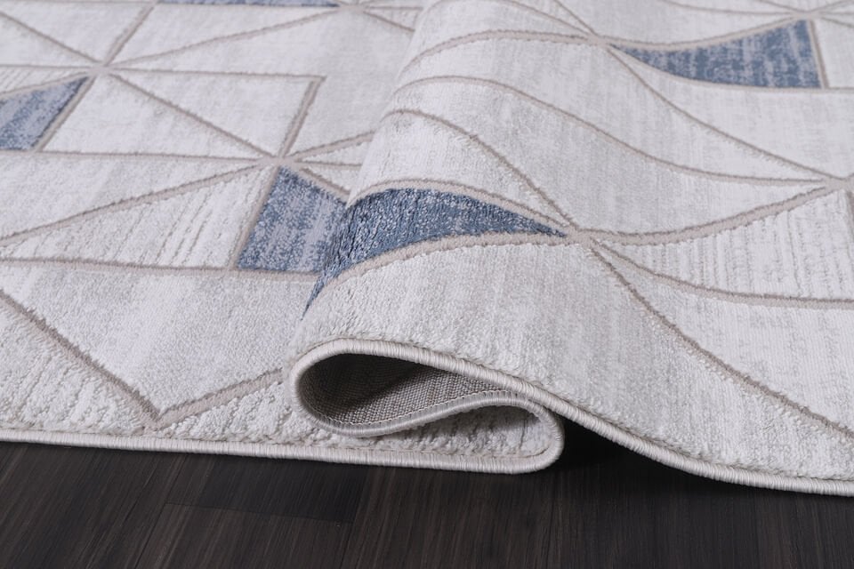 ALMOSS AURA 7262M GRİ-MAVİ MAKİNE HALISI