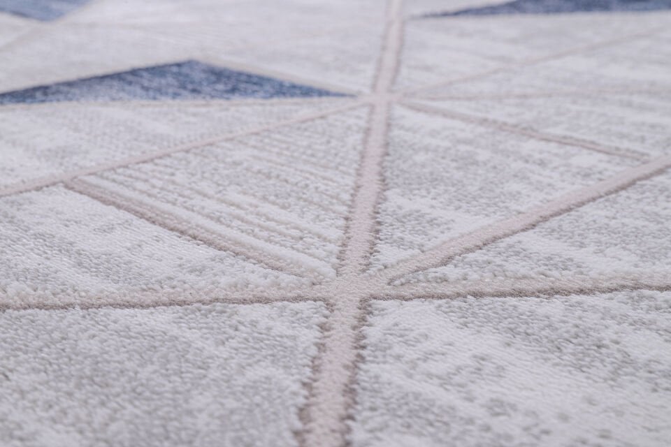 ALMOSS AURA 7262M GRİ-MAVİ MAKİNE HALISI