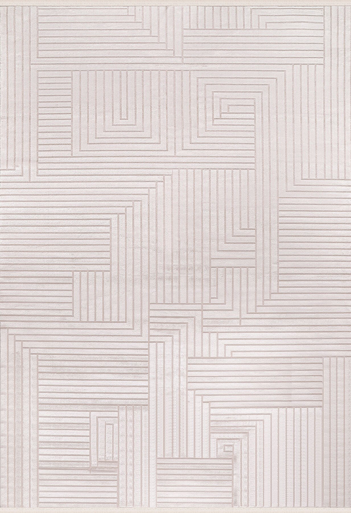 ALMOSS THE MİA 5878L CREAM-CREAM AKRİLİK MAKİNE HALISI